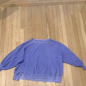 American Eagle Outfitters Lavender Waffle Knit Top
